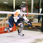 Ice hockey treadmill